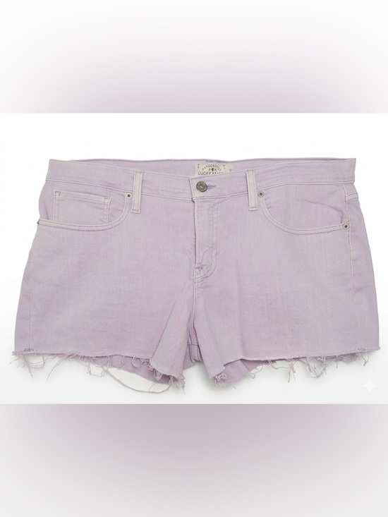 Lucky Brand Pants - Lucky Brand The Cut Off Denim Shorts -Sz 14 -Lavender Purple